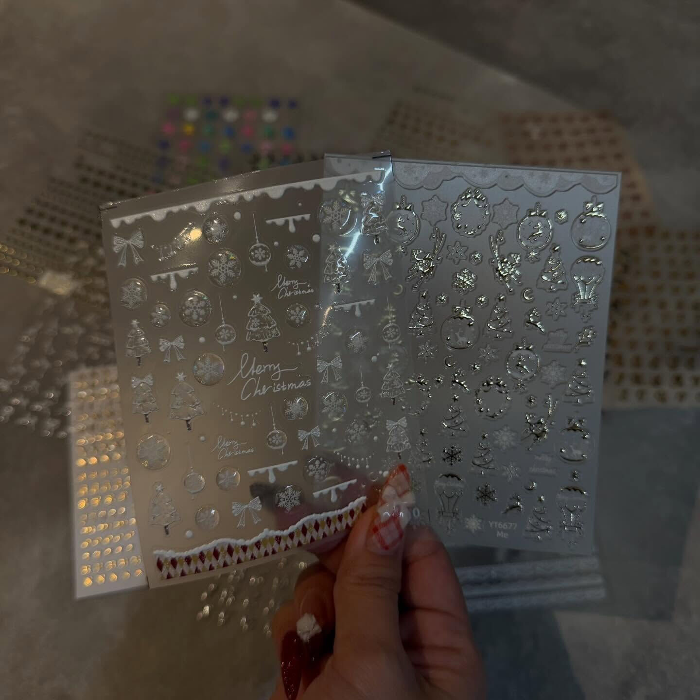 nail sticker🌙🎄⪩⪨꙳⋆