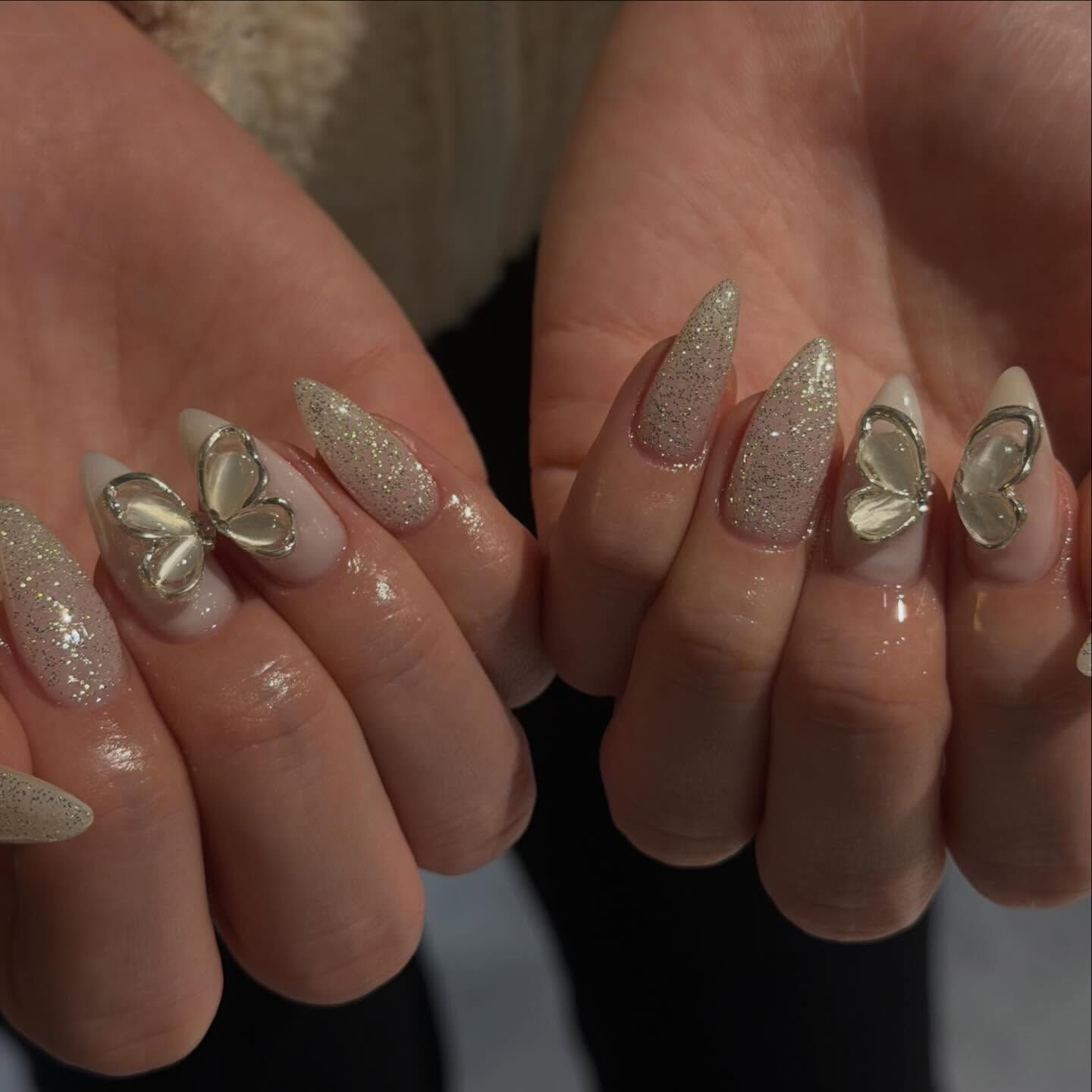 simple whitenail🤍🕊