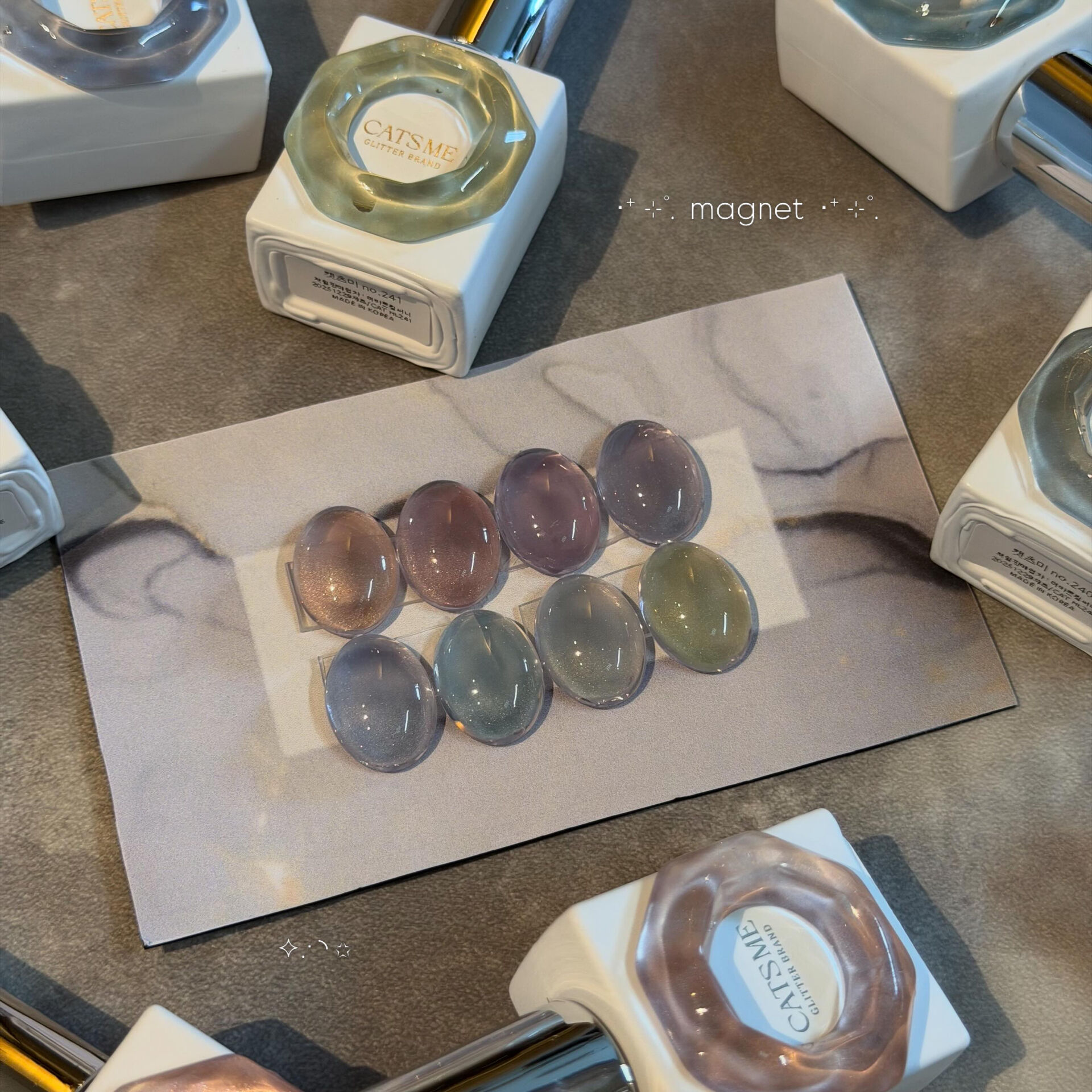 magnet gel‧⁺ ⊹˚.🪄
